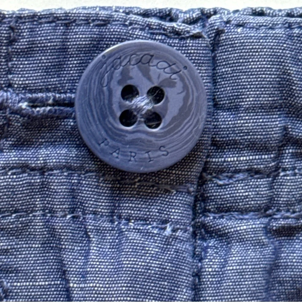 Jacadi Girls Liberty Floral Belted Denim Shorts - Size 2Y - Picture 9 of 10